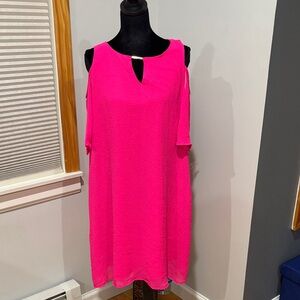 Tacera Hot Pink Women's Dress